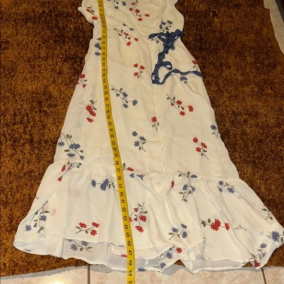 Reformation White Floral Maxi Dress - Picture 4 of 7